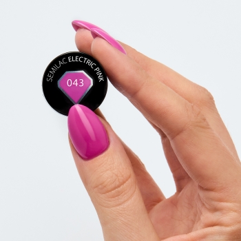 Semilac Lakier hybrydowy 043 Electric Pink 7ml